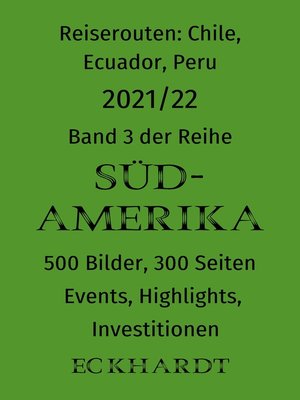 cover image of Reiserouten--Chile, Ecuador, Peru--2021/22